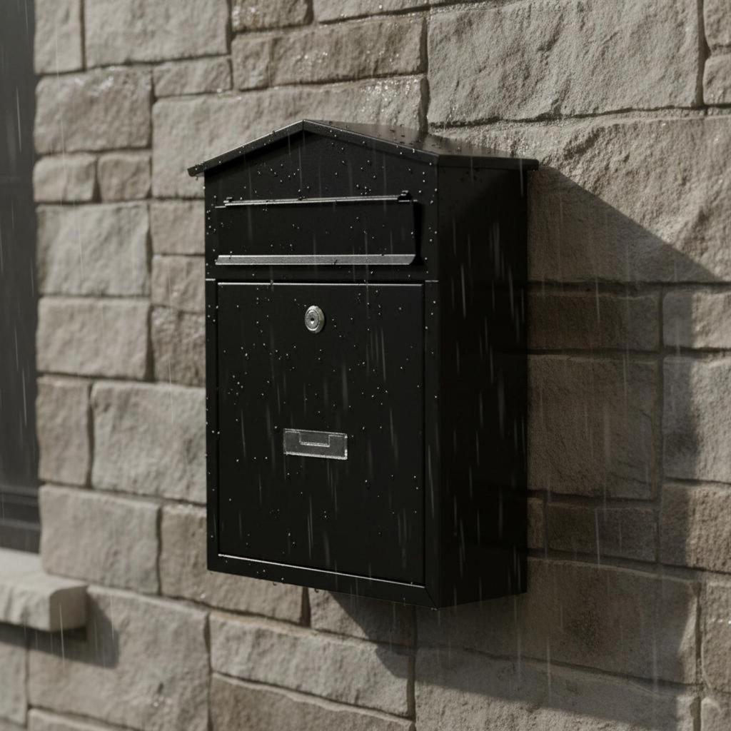 Wall Mounted Mailbox Secure Key-Operated Lock Easy to Accessible