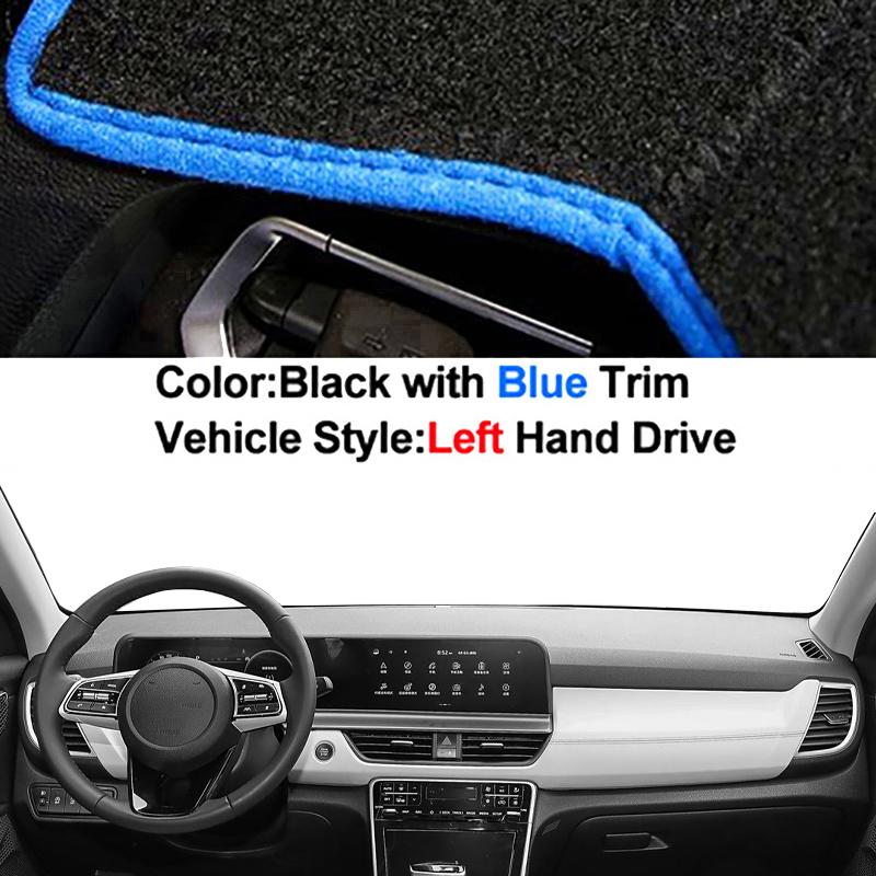 For Kia Seltos 2025 2025 2025 2025 Car Dashboard Sun Shade Cover Instrument Desk Non-slip Dash Board Sun Shade Anti-UV Pad Mat