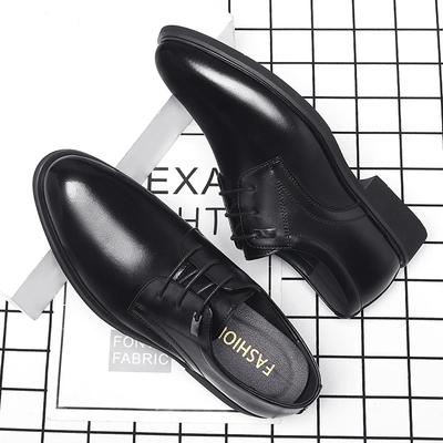Herren Flache / 6CM Erhöhungsschuhe Hohl Atmungsaktive Business Formelle Lederschuhe Mann Britische Kleid Casual Hochzeitsschuhe