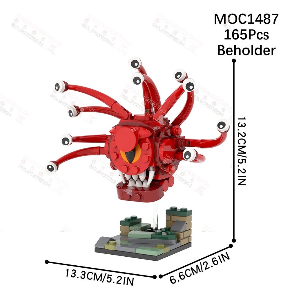 

Творческая игра MOC D&D Building Blocks DIY Автоматическая загрузка кубиков Башня Имитатор Вытеснитель Модели Монстров Сборка Игрушки Для Детей