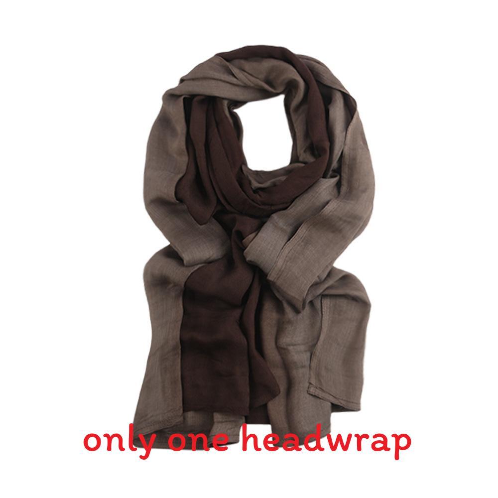 Original Design Modal Cotton Scarf With Handdrawn Gradient And Dust Protection For Casual Outings 10