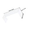 3Pcs Acrylic Shoe Display Risers Transparent Storage Rack for Lipsticks Foundations Eyeshadows Bronzers Blushes Primers Party