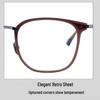 Ultralight Titanium Polygon Eyeglass Frame for Men and Women