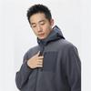 Giordano Men's Patchwork Multi-Pocket Hooded Fleece Jacket