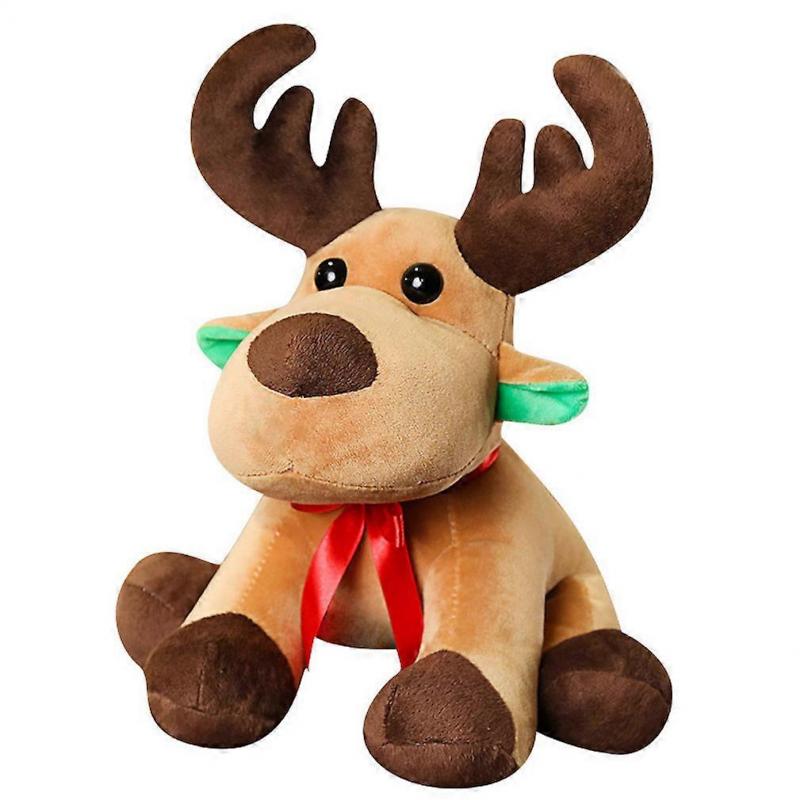 Christmas Elk Plush Toy Kids Gift 25cm