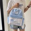 Schoolbag New Original Design Girl Backpack Floral High Value Student Large Capacity College Backpack Commuter Bag