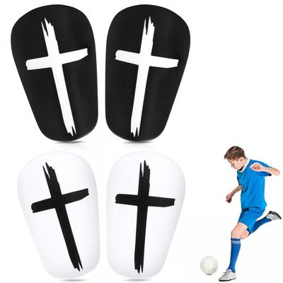 1Pair Mini Soccer Shin Guards - Ultra Lightweight Pp+Eva Shin Pads For Kids/Youth/Adults - Non-Slip Football Protective Gear
