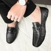 FashionMen Arrival Genuine Leather Shoes Luxury Brand Loafers Men Lightweight Comfort Moccasin Soft Slip-On Mens Shoes Casual Footwear