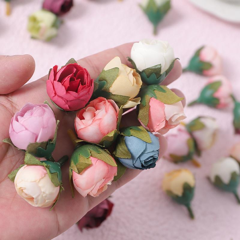 10/30Pcs Rose Artificial Flowers Head Silk Fake Flowers For Home Room Decor Party Table Wedding Decoration DIY Wreath Accessorie