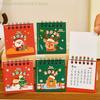 2026 Mini Karikatür Masa Takvimi Sevimli Noel Takvimi Taşınabilir Cep Takvimi Program Masaüstü Dekorasyonu Noel Hediyeleri