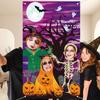 1pcs Halloween Fun Photo Background Cloth Pumpkin Skeleton Witch Halloween Party Decorative Props Fun Party Decoration Gift 2025