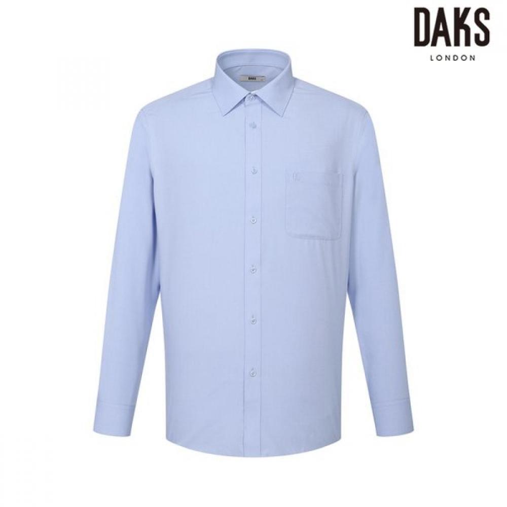 

DakS Men S polyeSter Blend Solid Regular Fit dreSS Shirt dmp1Shdl103b1 Blue/95