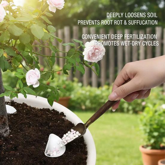 10Pcs Planter Aeration Tubes, Flower Pot Irrigation Spikes Prevent Overwatering, Plant Ventilation Tubes for Indoor Outdoor Potted Plants
