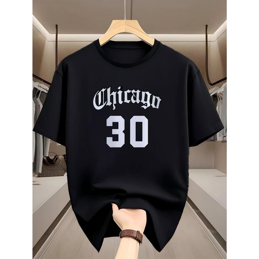 New summer short sleeved T-shirt with fashionable printed design