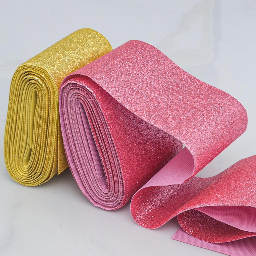 DIY Decorative Embellishments Romantic and Cozy 10cm Glossy Glitter Gold Onion Pellet Car Christmas Decoration Wreath Tree Tie Color Onion Ribbon