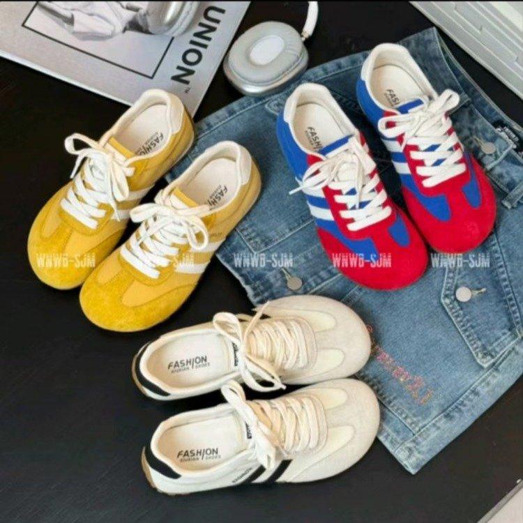 Yellow Forrest Gump shoes women's shoes 2025 new popular spring and summer flat-bottomed German training shoes versatile sports and leisure board shoe