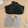 Portable PVC Hot Water Bottle Belt Wearable Cartoon Hot Water Pouch Soft Hand Warmer Plush Waist Cover Belt