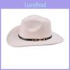 Crossborder European American Jazz Hat With Wide Brim For Outdoor Sun Protection