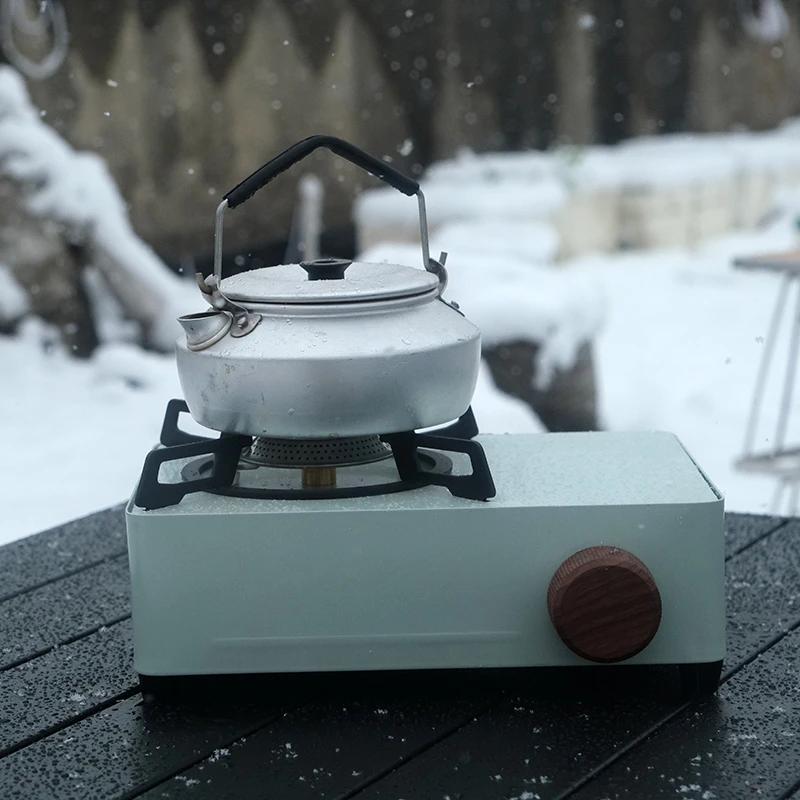 Outdoor Portable Gas Stove Mini Butane Gas Stove Single Burner Camping Barbecue Gas Stove Burner Cooking Supplies Tools