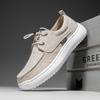 Fashion Men Casual Canvas Shoes Non-Slip Leisure Walk Mens Loafers New Arrival Male Vulcanized Shoes Driving Sneakers Walking Footwear