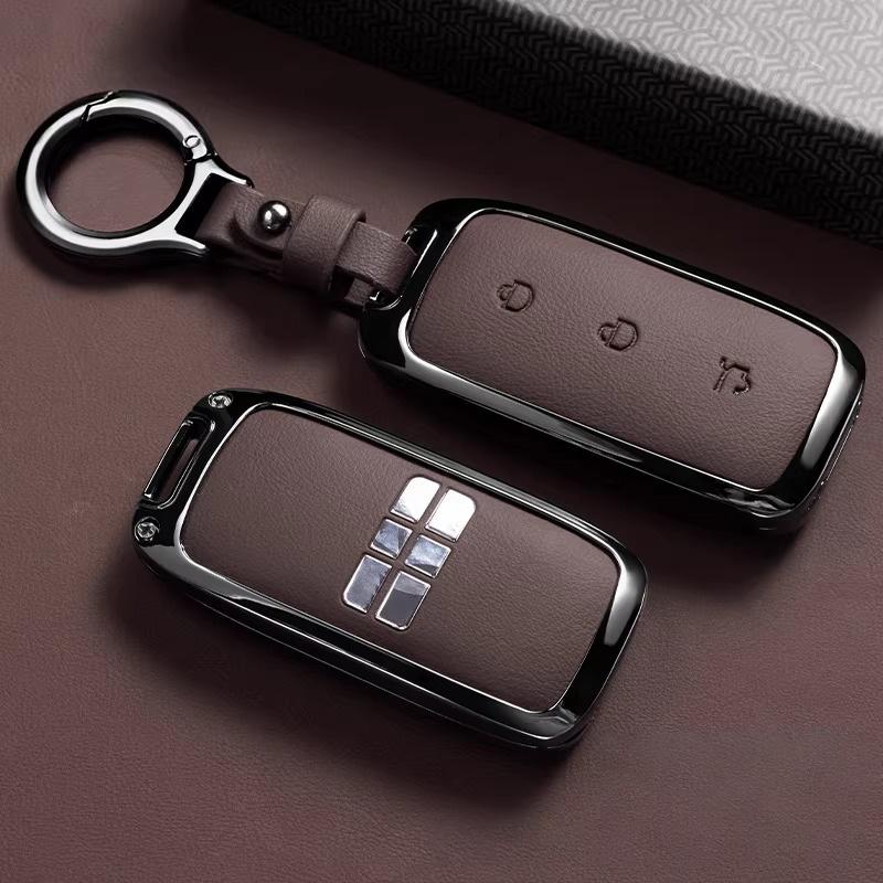 Husă cheie mașină pentru Geely Galaxy M9 2026 EX5 Emi E5 L7 Accesorii Mexic 2025 Breloc Capac telecomandă Carcasă Carcasă Fob