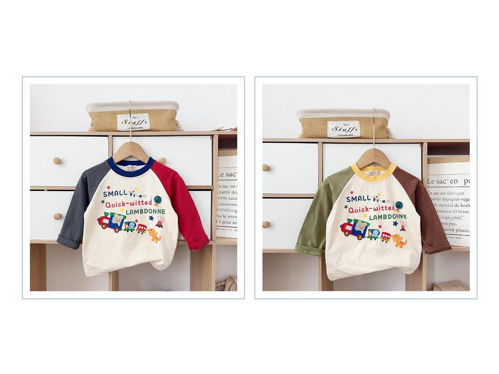 Children's Long-Sleeve Base Layer Top for Boys and Girls - New Autumn Style