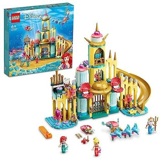 LEGO Disney Princess Ariels Undersea Castle Christmas Gift 43207 Toy Block Doll Girl 6 Years Older
