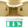 110-240V Commercial LED Emergency Sign Lamp Green Bulb Safety Security Light Acrylic Exit Sign Neon Light School