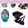 Kit de Accesorios para Teñir el Cabello Pro Paquete de 4 Set de Bol y Brochas de Peluquería Para Salón Uso en Casa