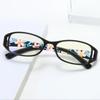 Lesebrille Damen Bedruckte Lesebrille Anti Blaulicht Brille Unisex Schwarze Brille Herren
