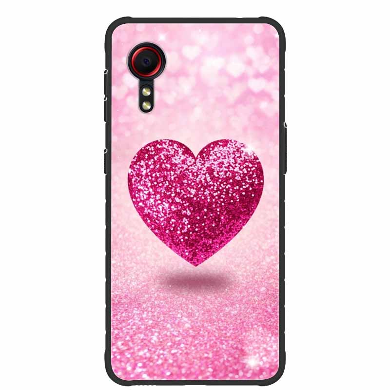 Per Samsung Galaxy Xcover7 5G Cover Carina Adorabile Custodia Posteriore in Silicone per Telefono Per Samsung Xcover 7 Protettiva Antiurto Morbide Custodie