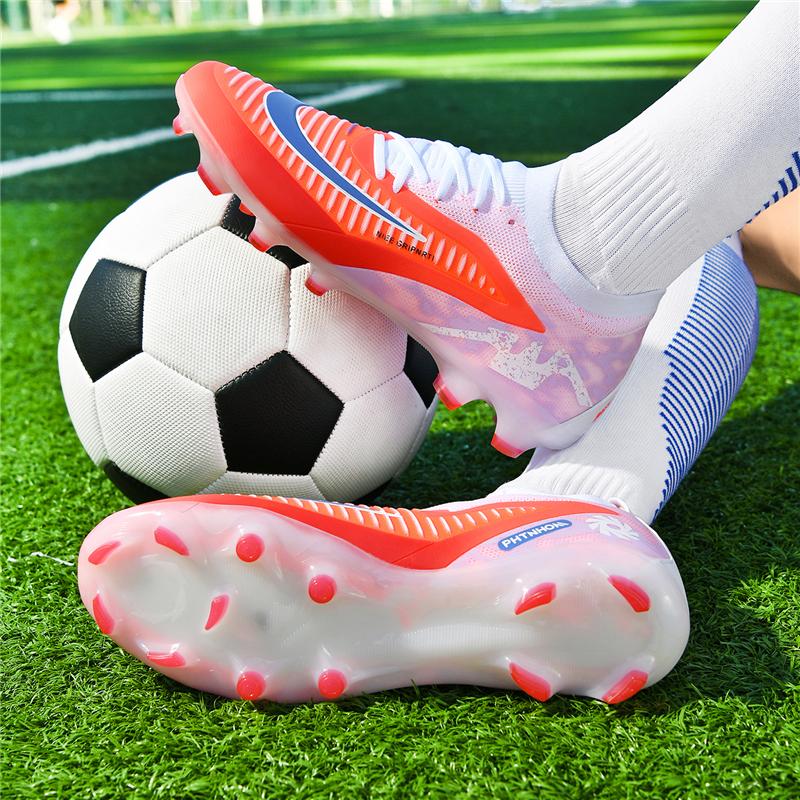 New Men Football Boots Professional Indoor Training Soccer Shoes Breathable Unisex Ultralight  Futsal Drop Shipping