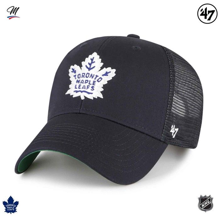 Casquette - 47 Brand - Toronto Maple Leafs - Bleu Navy - Polyester - Ajustable