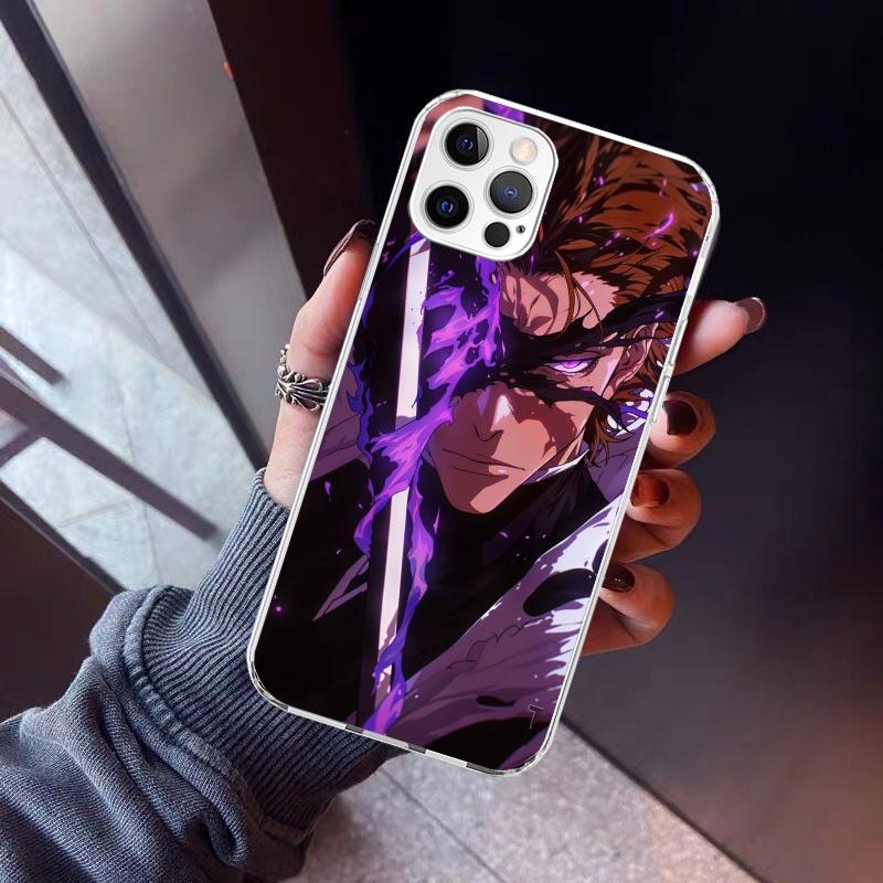 Aizen Sousuke Bleach Phone Case For iPhone 17 Air 16 15 Pro Max 14 Plus 13 Mini 12 11 Cover 7 8 SE Silicone Shell Print Fundas 1