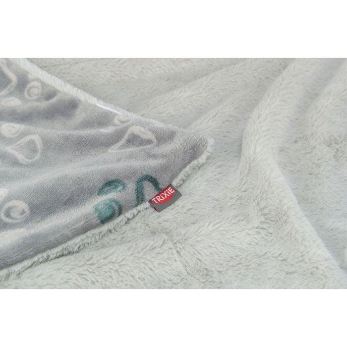 Couverture pour chien Trixie Jimmy Soft 0g - Gris - 100×70 cm