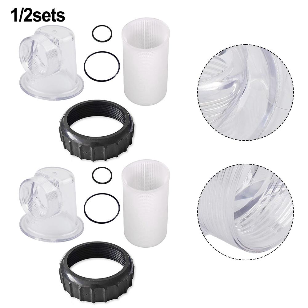 Transparent Insert Pre-filter Cover Height 80 Mm, Bottom Diameter 85 Mm, Top Diameter 50 Mm SPS100 Accessories