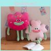 Coussin Peluche Fleur Dessin Animé Avec Broderie Pour Décoration de Canapé Chaise Cadeau Pour Adolescents