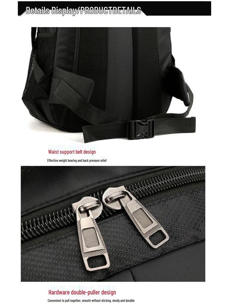 Large Capacity Waterproof Backpack for Men & Women - Travel, Business, Outdoor, Sports, School