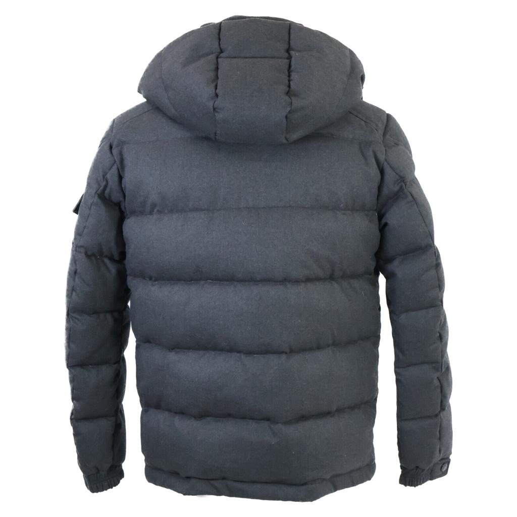 Moncler Excellent Condition MONTGENEVRE Wool Down Jacket Jacket 1 charcoalUsed