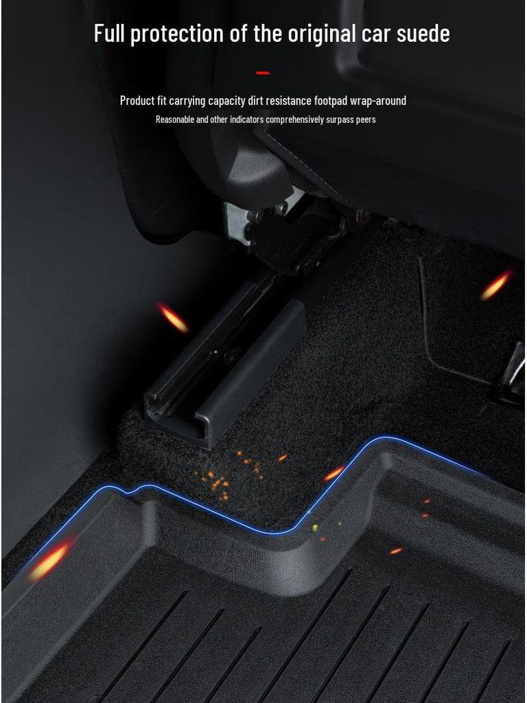 High-Quality TPE Trunk Mat for Tesla Model Y - Premium Car Floor Mats