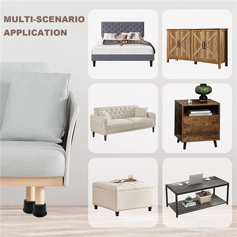 HOT 2X Adjustable Bed Risers Heavy Duty Furniture Risers Sofa Table Couch Floor Lift~Jul.