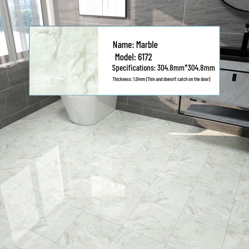 PVC Self-Adhesive Waterproof Stone Plastic Floor Sticker for Bathroom and Kitchen