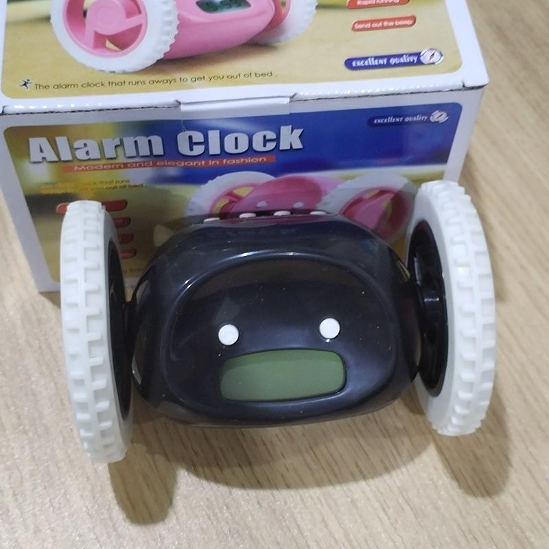 CLOCKY Wecker auf Rädern (Original) Extra laut für Tiefschläfer (Roboter-Uhr Clockie für Schlafzimmer von Erwachsenen oder Kindern) Lustig, Rollend, Weglaufend, Sich Bewegend, Springend