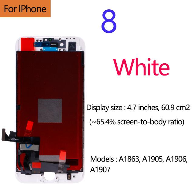 AAA+++ OEM LCD For iPhone 5 5s 5c 6s 7 8PlusLCD Touch Screen Digiziter Assembly For iPhone 6 6sPlus 7 8 Display