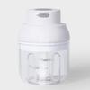 Portable Electric Garlic Chopper Mincer Kitchen Gadgets for Vegetable Fruits White