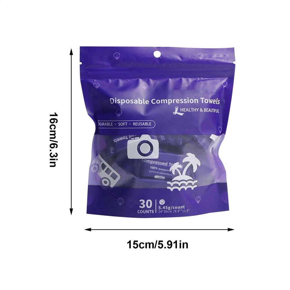 Travel Compressed Towel Absorbent Individually Tissue Compressed Facial Towels Travel Washcloths For Bathroom Camping Hotel Gym синий