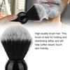 Portable Men Soft Brush Hair Delicate Handle Beard Shaving Brush Barber Salon Tool #02