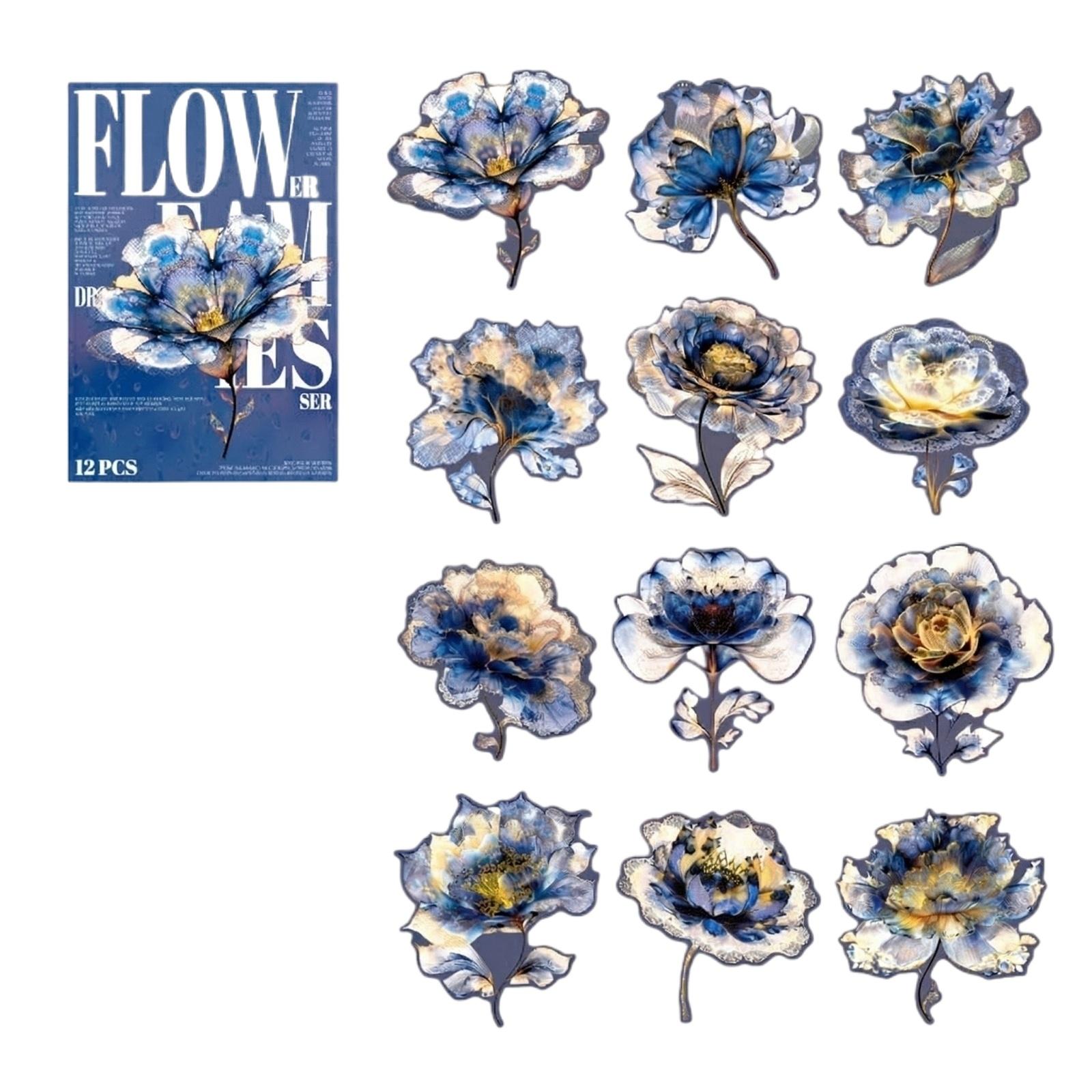 

Yanjie PET Sticker Pack Among Flowers Series Floral Theme One Size