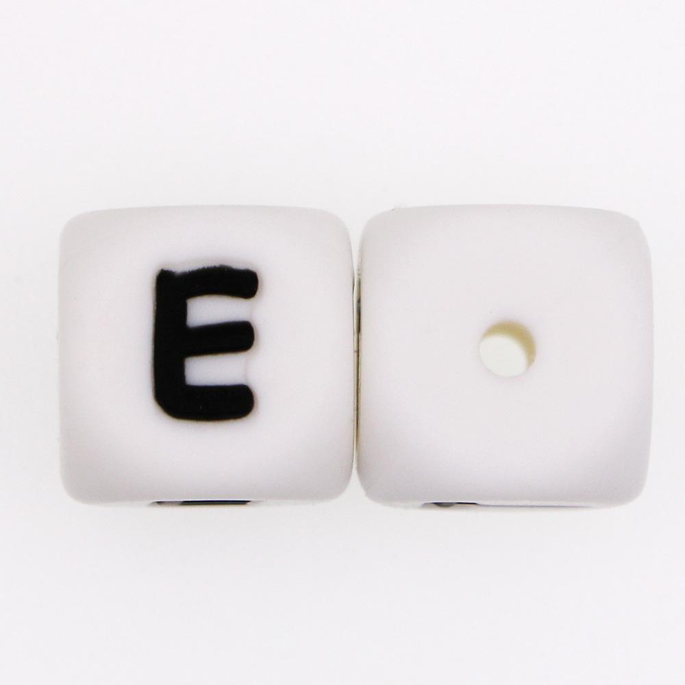 Kovict 20pc Alphabet English Silicone Letter Beads For Jewelry Making Bulk 10mm  For Personalized Pacifier Jewelry Accessories
