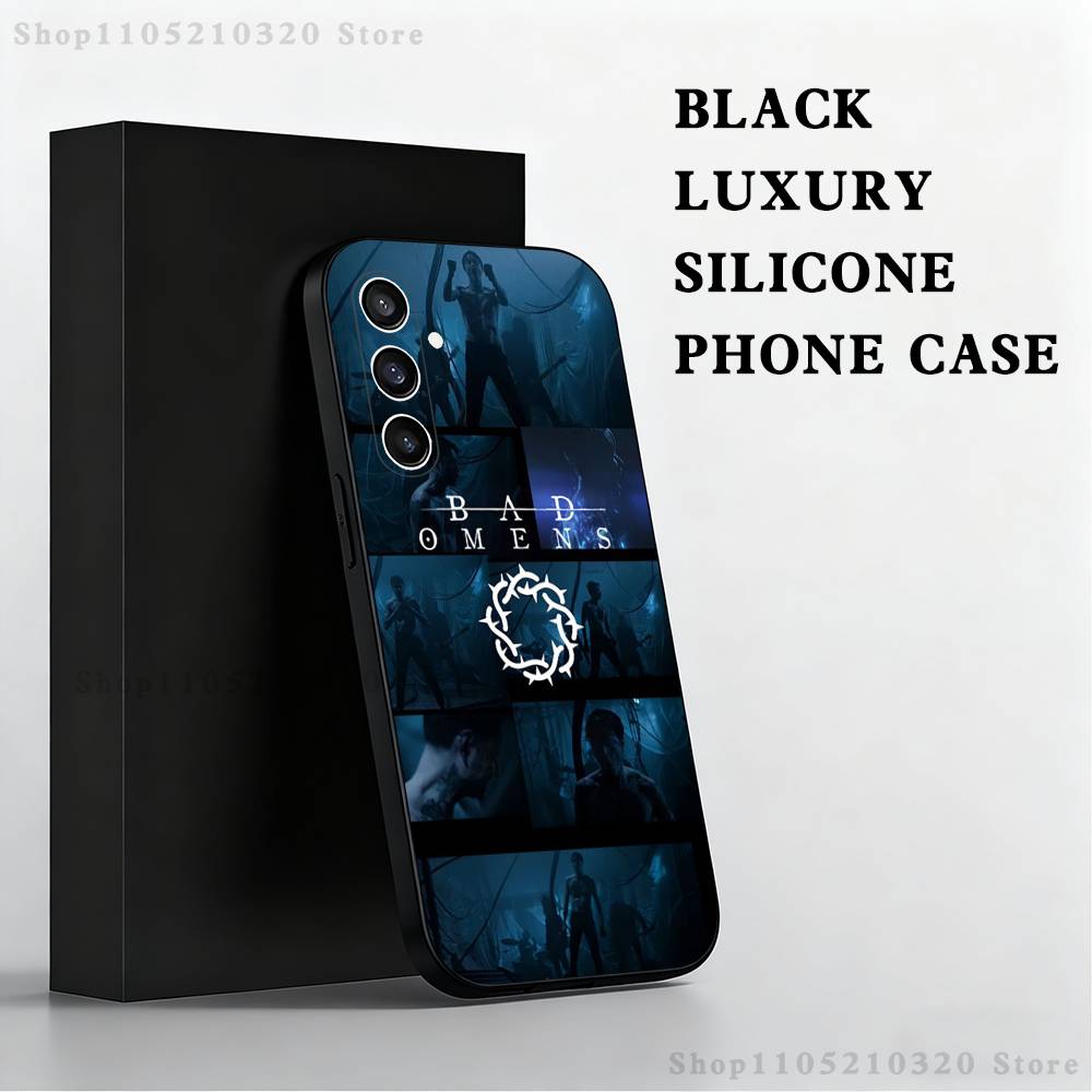 Band B-Bad O-Omens Cool Phone Case For Samsung S 25,24,23,22,30,21,10,9,Ultra,Plus,Lite,FE,4,5 G Black Soft Case SamsungS20